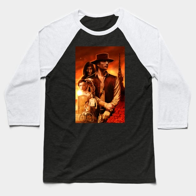 The Dark Tower Baseball T-Shirt by Ostrander